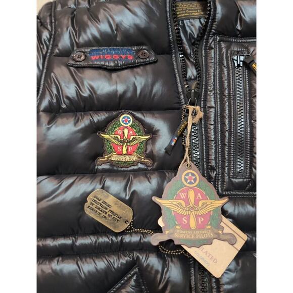 NWT Wiggys Type-B21 Lamilite Womens Jacket Flying Cold Weather Black Gov… - Picture 2 of 12